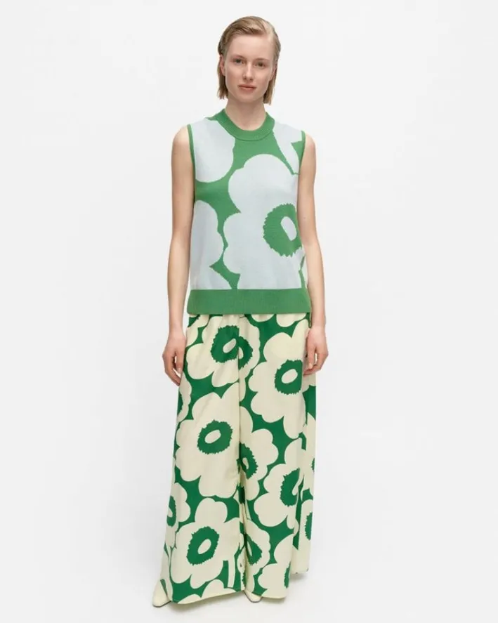 Marimekko Kulma Unikko Knitted Wool Vest<Woman Knits & Sweaters