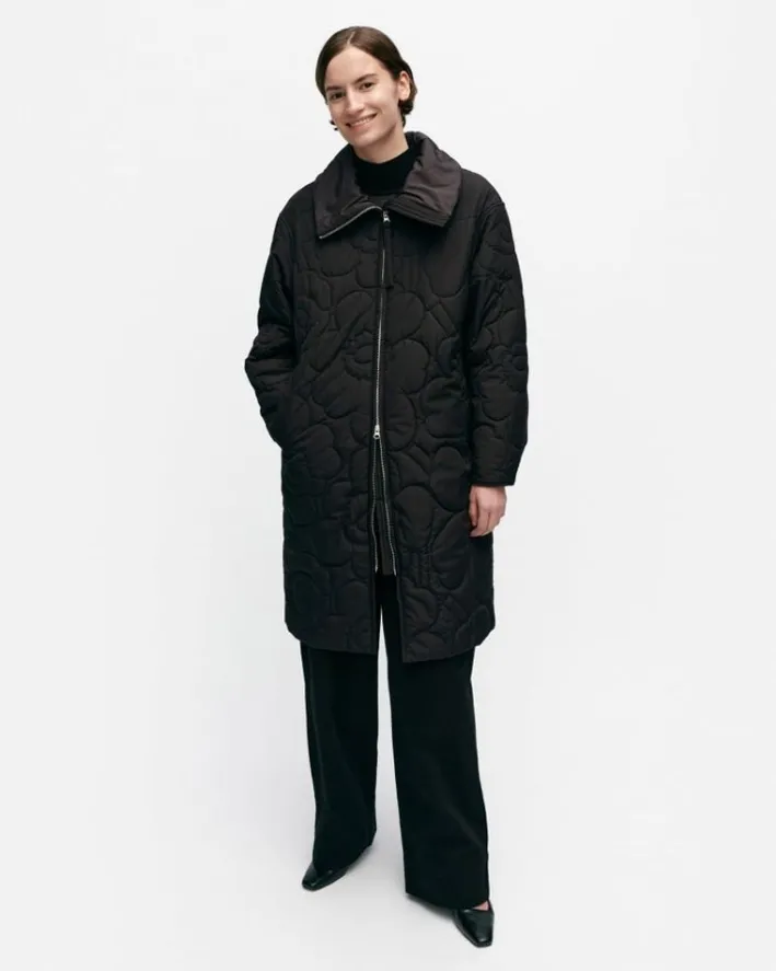 Marimekko Kurtiini Unikko Coat<Woman Coats & Jackets