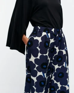 Marimekko Kuvio Unikko Cupro Mix Trousers<Woman Trousers