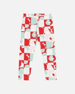 Marimekko Lairi Ruutu Unikko I Trousers<Woman Kids' Clothing