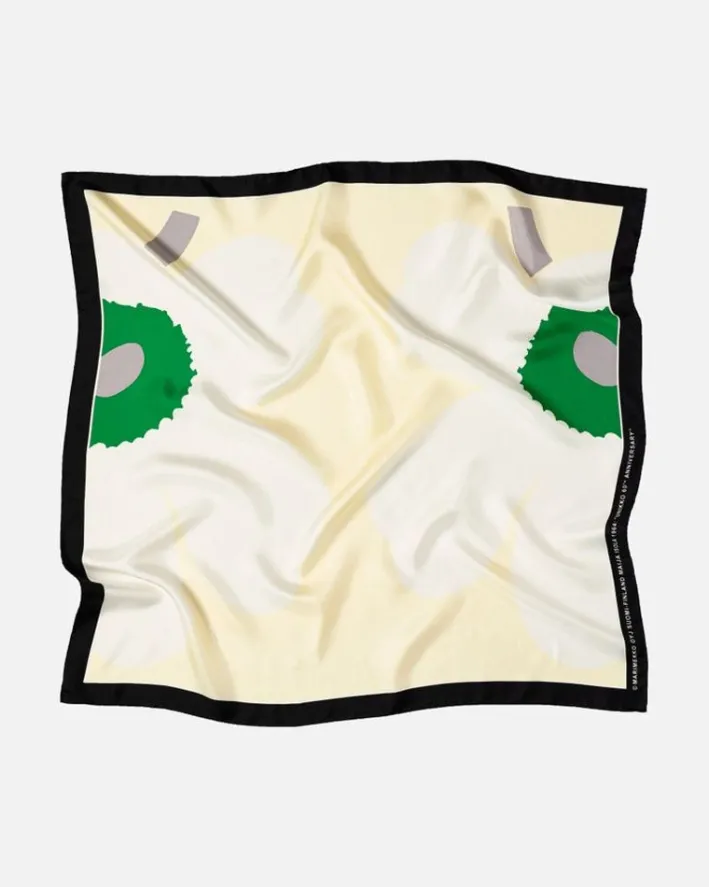 Marimekko Lauhtua Heijastus Unikko Silk Scarf<Woman Scarves