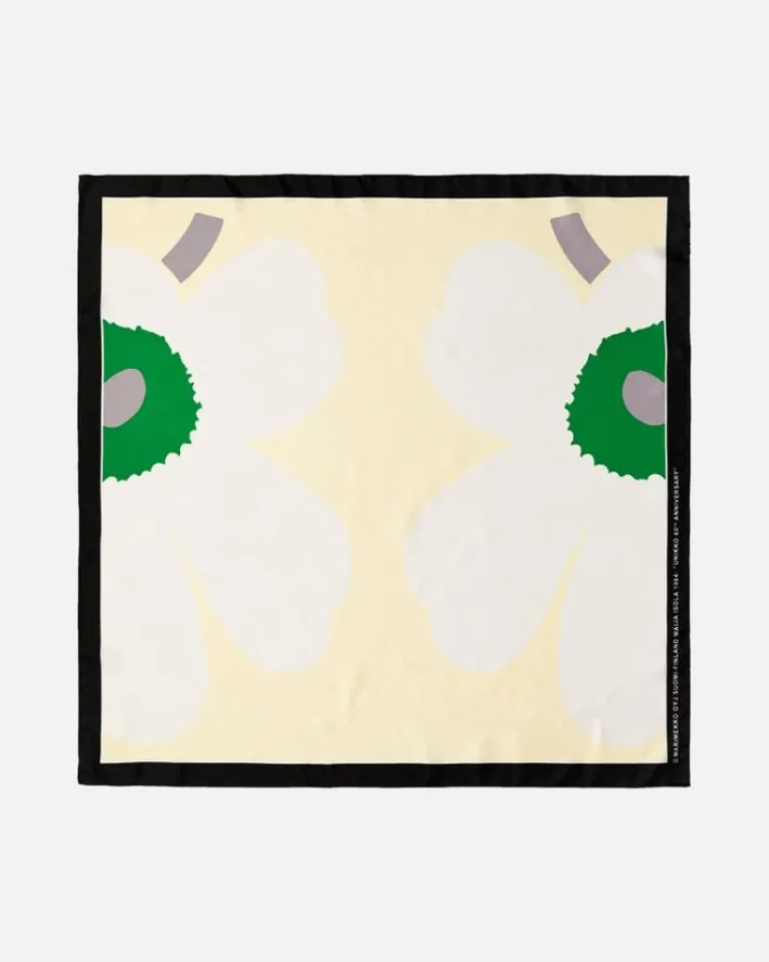 Marimekko Lauhtua Heijastus Unikko Silk Scarf<Woman Scarves