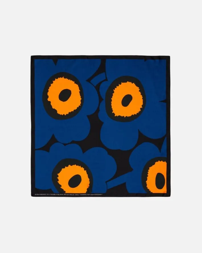 Marimekko Lauhtua Unikko Silk Scarf<Woman Scarves