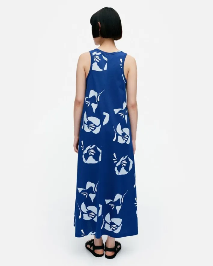 Marimekko Liplatus Helakka Jersey Dress<Woman Dresses