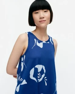 Marimekko Liplatus Helakka Jersey Dress<Woman Dresses