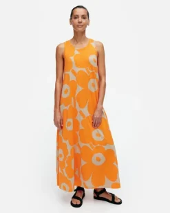 Marimekko Liplatus Unikko Jersey Dress<Woman Dresses
