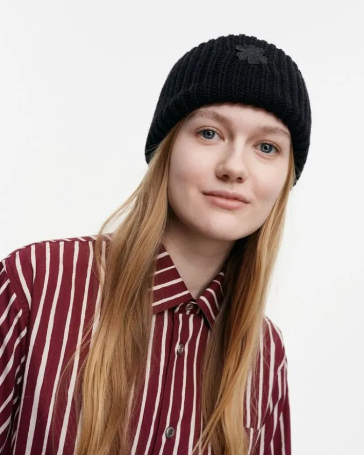 Marimekko Ludia Solid Beanie<Woman Hats