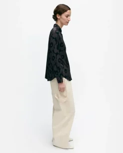 Marimekko Maija Unikko Silk Shirt<Woman Tops & Tunics