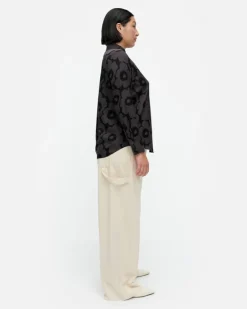 Marimekko Maija Unikko Silk Shirt<Woman Tops & Tunics