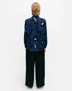 Marimekko Maija Unikko Silk Shirt<Woman Tops & Tunics