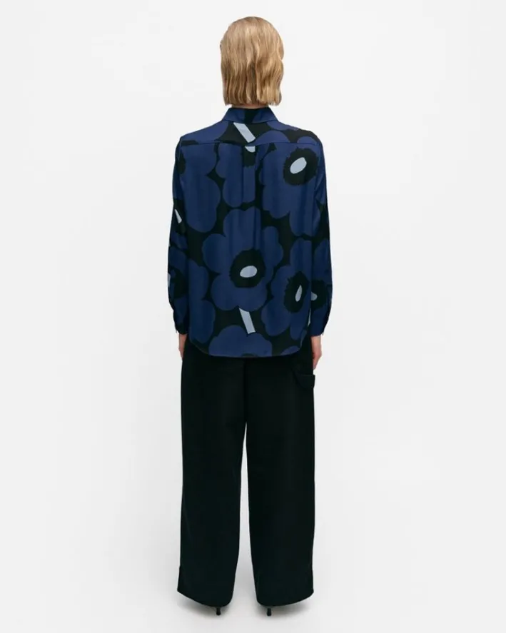 Marimekko Maija Unikko Silk Shirt<Woman Tops & Tunics