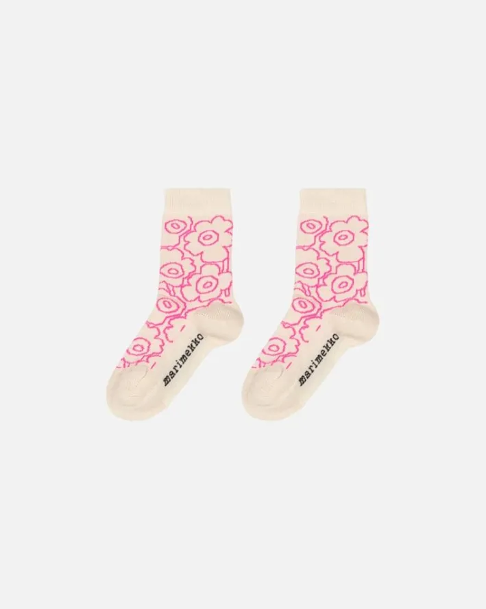 Marimekko Makeinen Piirto Unikko Socks<Woman Socks