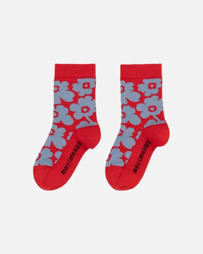 Marimekko Makeinen Unikko Tone Socks<Woman Socks