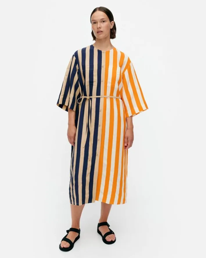 Marimekko Markkinat Merirosvo Cupro Mix Dress<Woman Dresses