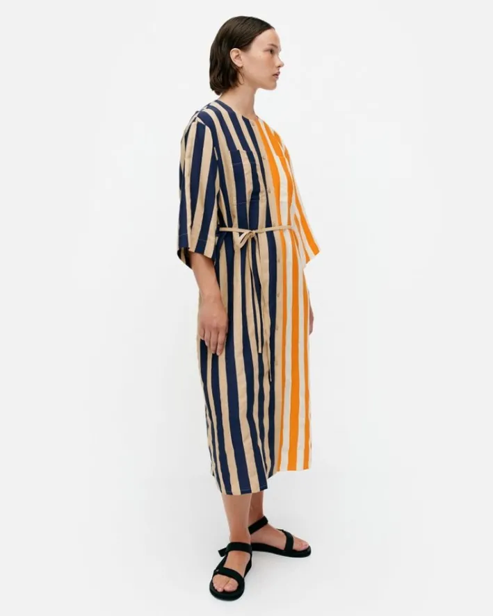 Marimekko Markkinat Merirosvo Cupro Mix Dress<Woman Dresses