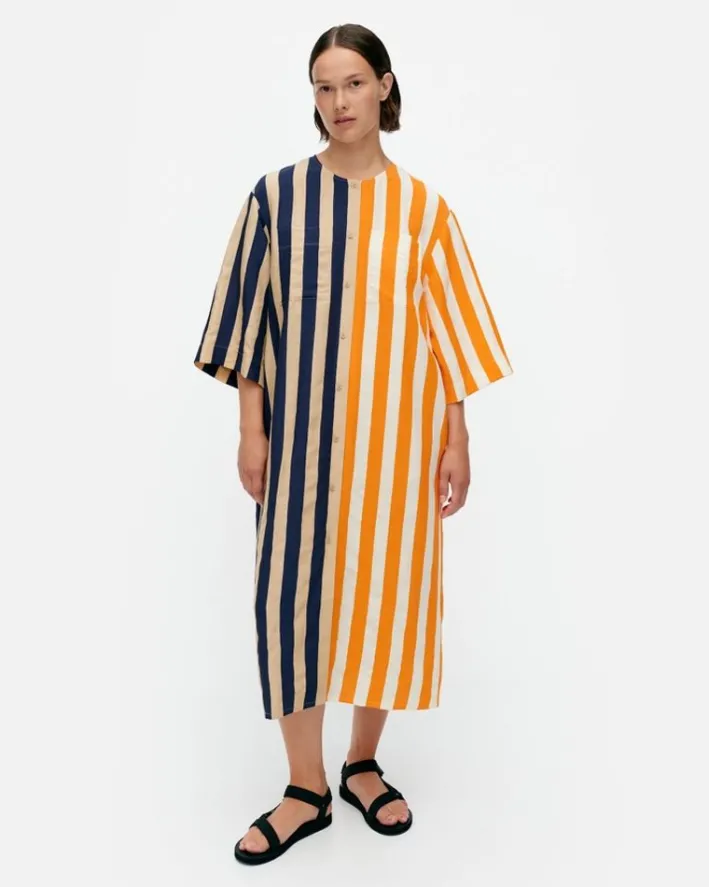 Marimekko Markkinat Merirosvo Cupro Mix Dress<Woman Dresses