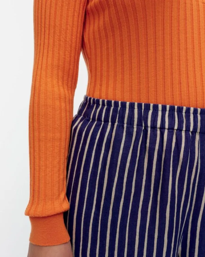 Marimekko Merivirta Piccolo Linen Trousers<Woman Trousers