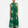 Marimekko Migot Unikko Cupro Dress<Woman Printed Fabrics