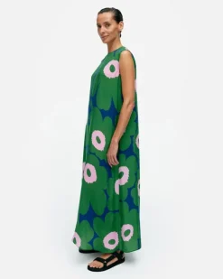 Marimekko Migot Unikko Cupro Dress<Woman Printed Fabrics