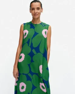 Marimekko Migot Unikko Cupro Dress<Woman Dresses