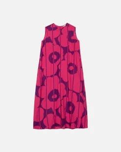 Marimekko Migot Vesi Unikko Dress<Woman Printed Fabrics