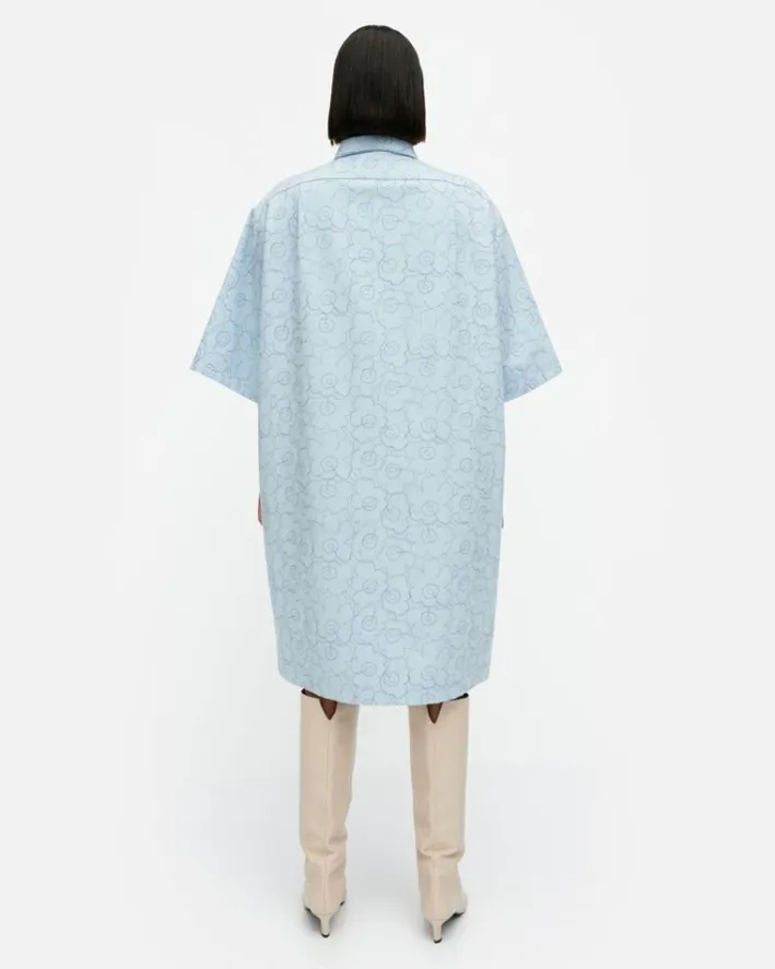 Marimekko Mitta Mini Piirto Unikko Cotton Dress<Woman Dresses
