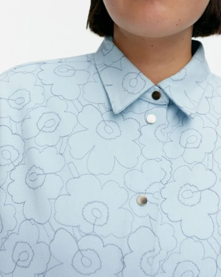 Marimekko Mitta Mini Piirto Unikko Cotton Dress<Woman Dresses