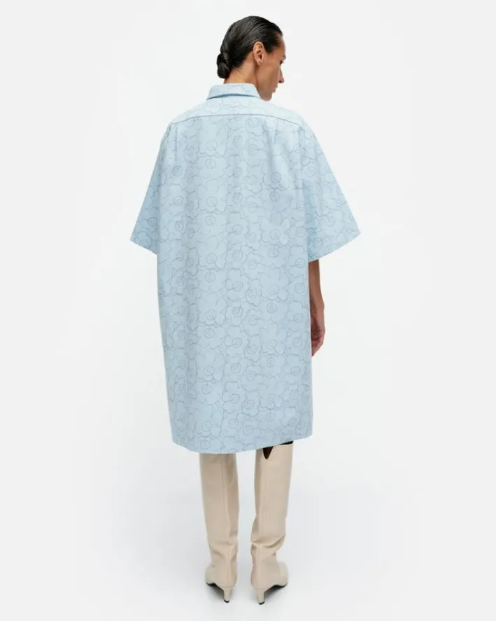 Marimekko Mitta Mini Piirto Unikko Cotton Dress<Woman Dresses