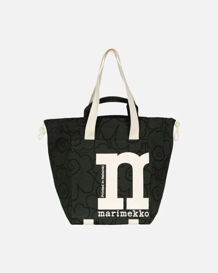 Marimekko Mono City Tote Piirto Unikko<Woman Shoulder Bags