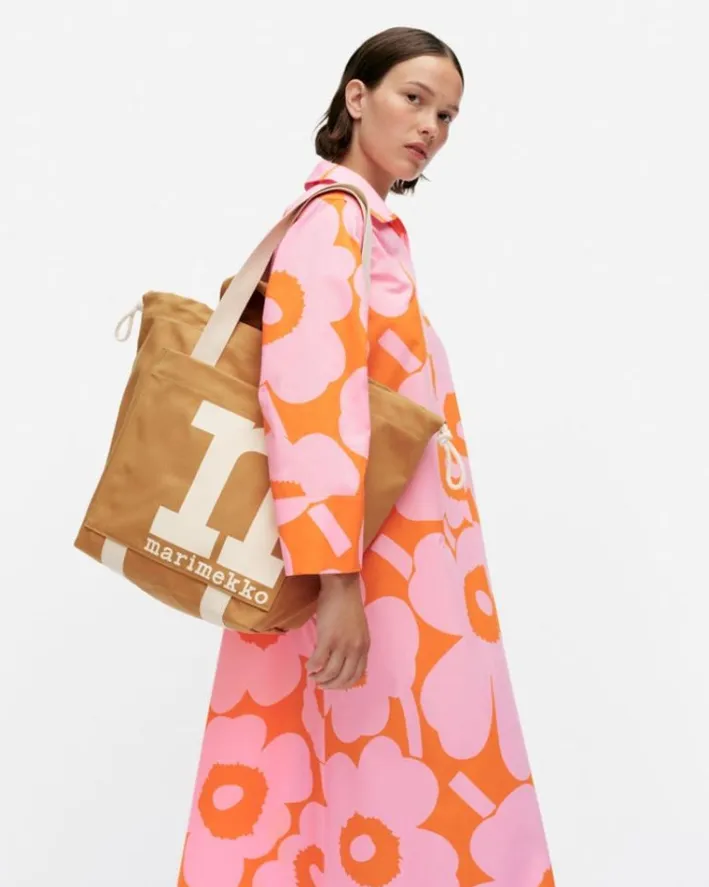 Marimekko Mono City Tote Solid<Woman Canvas Bags