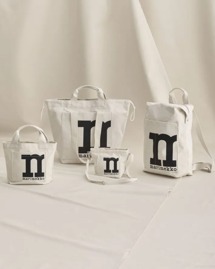 Marimekko Mono Mini Tote Solid<Woman Canvas Bags