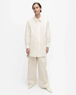 Marimekko Muoto Piirto Unikko Cotton Poplin Shirt<Woman Tops & Tunics