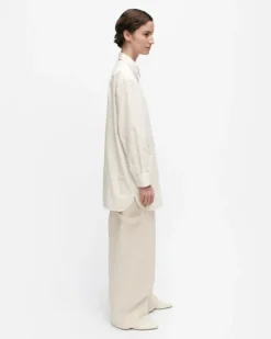 Marimekko Muoto Piirto Unikko Cotton Poplin Shirt<Woman Tops & Tunics