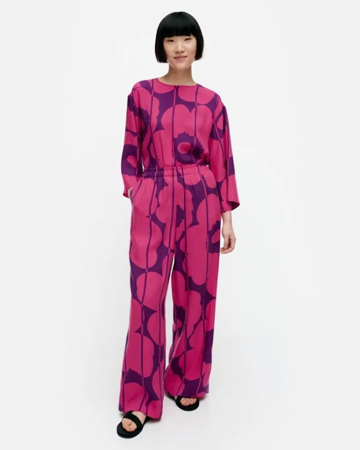 Marimekko Oanet Vesi Unikko Trousers<Woman Trousers