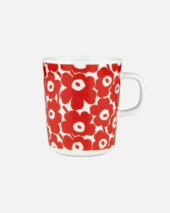 Marimekko Oiva / Pikkuinen Unikko 6Oth Anniversary Mug 2,5Dl<Woman Kitchen & Dining