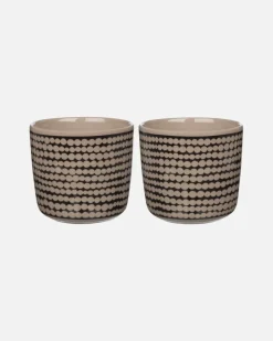 Marimekko Oiva / Siirtolapuutarha Coffee Cup 2Dl, Without Handle 2 Pcs<Woman Kitchen & Dining
