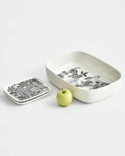 Marimekko Oiva / Siirtolapuutarha Plate 15X12Cm<Woman Kitchen & Dining