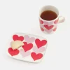 Marimekko Oiva / Sydamet Mug 2,5 Dl And Plate 12X15 Cm Set<Woman Kitchen & Dining