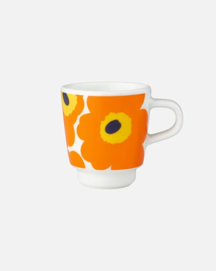 Marimekko Oiva / Unikko Espresso Cup And Saucer<Woman Kitchen & Dining