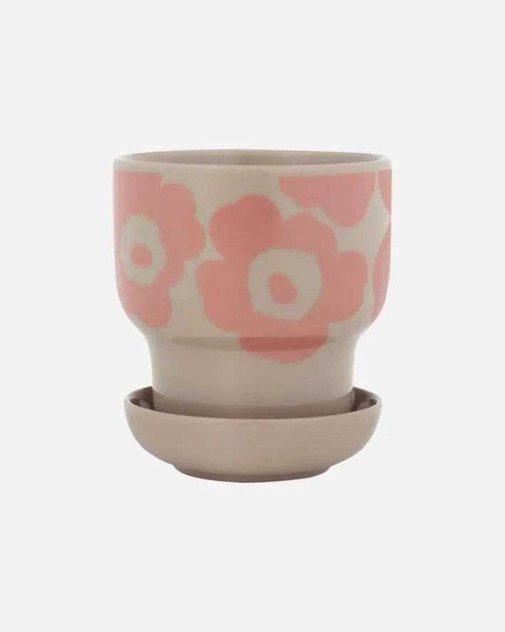 Marimekko Oiva / Unikko Flower Pot Diam. 9,5 Cm<Woman Home Decor