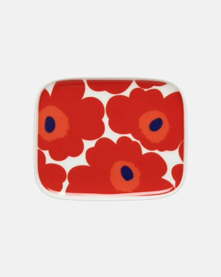 Marimekko Oiva / Unikko Plate 15X12 Cm<Woman Kitchen & Dining