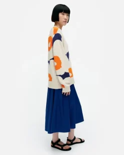 Marimekko Paiva Unikko Knitted Cotton Pullover<Woman Knits & Sweaters