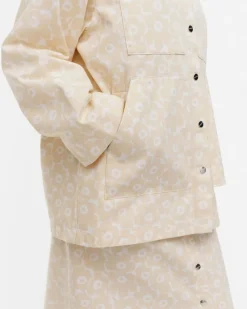 Marimekko Paluu Unikko Cotton Overshirt<Woman Coats & Jackets