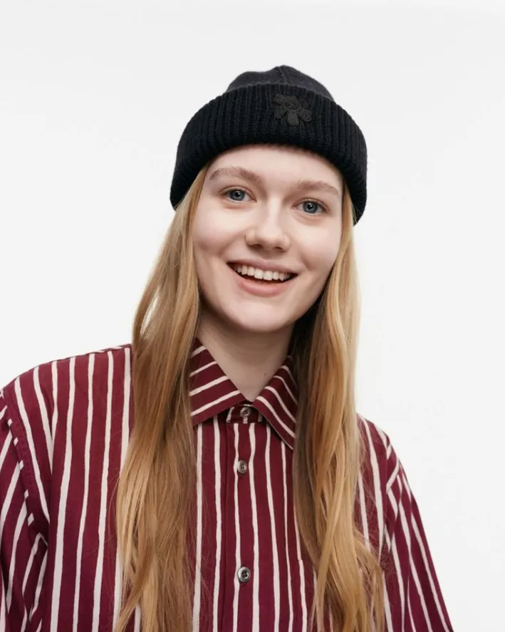 Marimekko Pavva Solid Beanie<Woman Hats