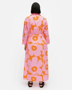 Marimekko Perenna Unikko Cotton Poplin Dress<Woman Printed Fabrics