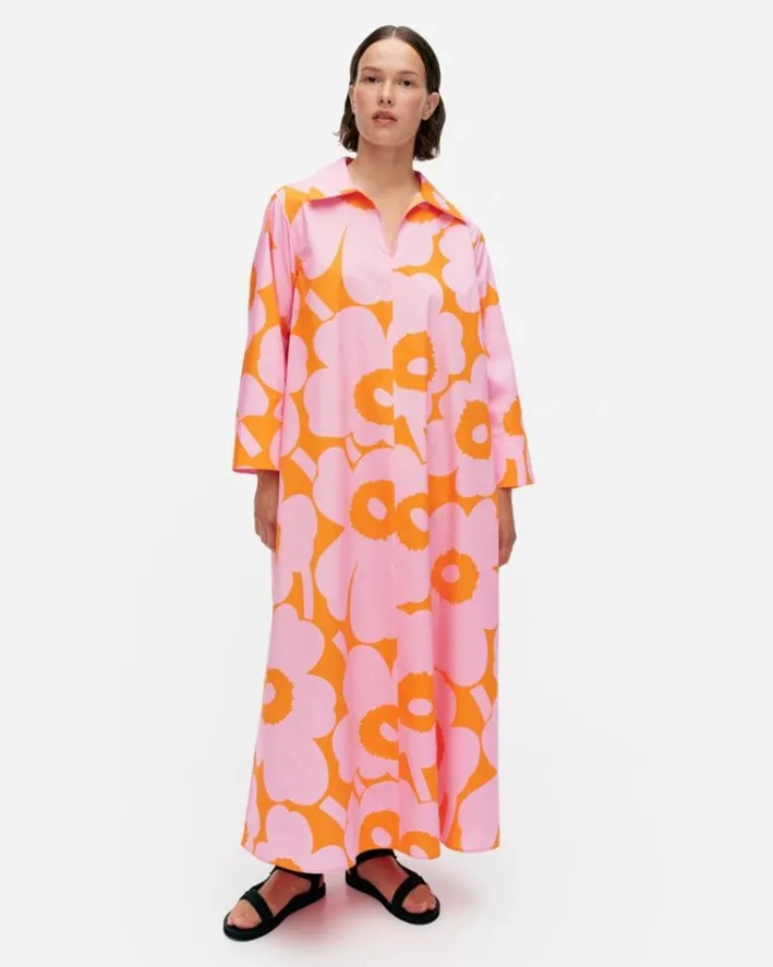 Marimekko Perenna Unikko Cotton Poplin Dress<Woman Dresses