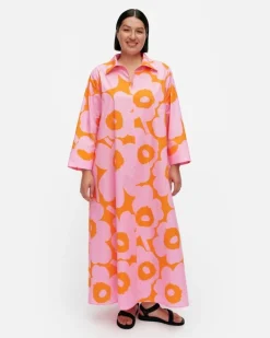 Marimekko Perenna Unikko Cotton Poplin Dress<Woman Dresses