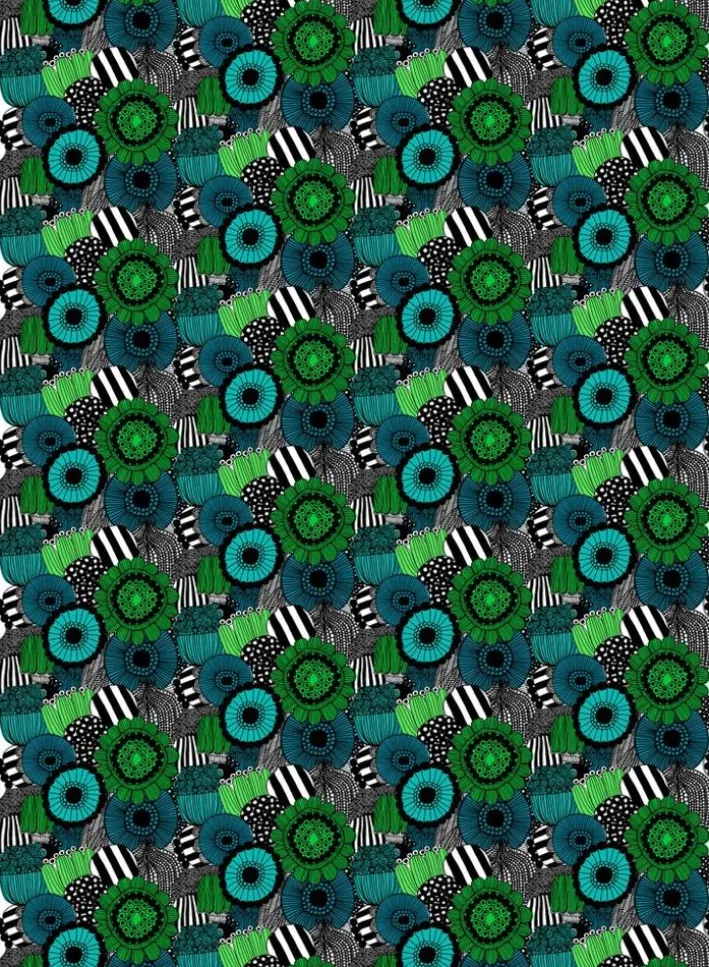 Marimekko Pieni Siirtolapuutarha Cotton Fabric<Woman Printed Fabrics