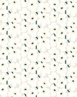Marimekko Pieni Unikko Acrylic Coated Cotton<Woman Printed Fabrics