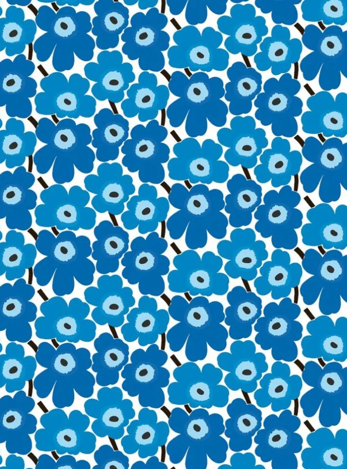 Marimekko Pieni Unikko Cotton Fabric<Woman Printed Fabrics
